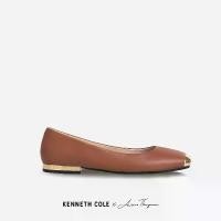 ราคา KENNETH COLE x ANNE THONGPRASOM รองเท้าส้นแบนผู้หญิง รุ่น ASTAIRE FLATS SIENNA สีน้ำตาลอ่อน ( FLT - KF14077LE-204 ) (1731305127467910368)