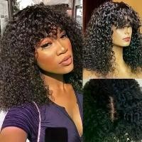 ราคา วิกผมสั้นตรง, ไม่มีกาว, สำหรับผู้หญิง, หนังศีรษะลูกไม้ 2x1, สไตล์หยิก, วิกผมสั้นตรงกับหน้าม้า, ผมบราซิล, หน้าม้า 10- 14 นิ้ว, วิกผม (1731332991761287005)