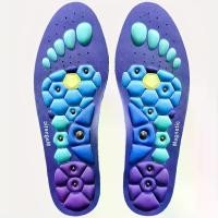 ราคา พื้นรองเท้านวดดูดซับเหงื่อและแรงดัน ระบายอากาศ unisex พื้นรองเท้านวดฝังเข็ม รองรับสบาย เท้าโค้ง เหมาะสำหรับนวดกดจุดเท้า หนึ่งคู่ (1731932576129058958)