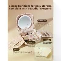 ราคา กระเป๋าแสวงหาความสว่าง AMIRO กระจกแต่งหน้าพร้อมไฟ กระเป๋าแต่งหน้าพกพาสำหรับผู้หญิง กระจกแต่งตัว 520 ของขวัญ (1731407115709876158)