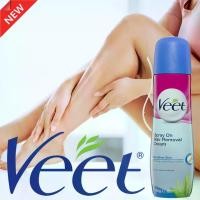 ราคา COD. VEET Spray On Hair Removal Cream Sensitive 150g สเปรย์กำจัดขนสูตรอ่อนโยนสำหรับผิวบอบบางแพ้ง่ายสินค้านำเข้าจากออสเตรเลีย (1731202078109304769)