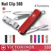 ราคา [COD] [พร้อมส่ง] [จัดส่งทันที] ที่ตัดเล็บ VICTORINOX แท้ รุ่น Nail Clip 580 ที่มีกรรไกรตัดเล็บ มีดพับ กรรไกร ตะใบ ในตัว 8 functions พกพาสะดวก SWISS MADE (1731211329139016913)