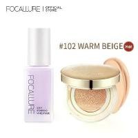 ราคา ชุดแต่งหน้า 2 ชิ้น Focallure พร้อมเอสเซ้นส์ให้ความชุ่มชื้นและกระจ่างใส แป้งฝุ่นเบาะบีบีรองพื้น ลดรูขุมขน แป้ง วิงค์ไวท์ สมัย ก่อน แป้งพัฟกันนํ้า สงกรานต์ (1731332858882720807)