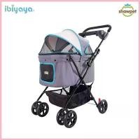 ราคา banana155 ความคงทน Ibiyaya รถเข็นสุนัข FS1617 Easy Strolling Pet Buggy รับน้ำหนักได้20Kg. (1730705449927280887)