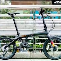 ราคา จักรยานพับ JAVA รุ่น Aria (วงล้อ 20 นิ้ว,ตัวถังคาร์บอนน้ำหนักเบา 10 Kg.) (1729676761112414559)
