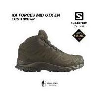 ราคา Salomon - XA Forces Mid GTX EN [Earth Brown] รองเท้าผู้ชาย คอมแบท สำหรับเดินป่า สามารถกันน้ำได้ ลุยโคลน รองเท้าบูท (1732045185934526617)