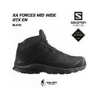 ราคา Salomon - XA Forces Mid Wide GTX En [Black] รองเท้าเดินป่า สีดำ คอมแบท กันน้ำได้ ลุยโคลน บูท หน้าเท้ากว้าง (1732044698388564121)