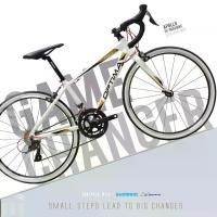 ราคา จักรยานเสือหมอบเด็ก OPTIMA รุ่น Apollo (ขนาดวงล้อ 24 นิ้ว , ชุดเกียร์ Shimano Claris R2000 16 SP กรุ๊ปเซต , น้ำหนัก 9.85 กก.) (1729676809001339231)