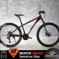 ราคา จักรยานเสือภูเขา RICHTER รุ่น ROCKET (เฟรมอลูมิเนียม ซ่อนสาย , ดิสเบรค , Sensah 30 sp. , วงล้อ 27.5 นิ้ว) (1729545375681644895)