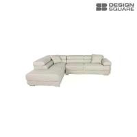 ราคา SB Design Square โซฟาเข้ามุมซ้าย รุ่น FIMBER#2 หนังแท้ สีเทา (290x230x70 ซม.) (1730521134695155962)