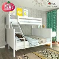 ราคา Tomato KidZ เตียง2ชั้น รุ่น Vienna ถอดแยกเตียงได้ | ติดตั้งฟรีในกทมและปริมณฑล |แข็งแรง| ทนทาน | นอนได้ตั้งแต่เด็กถึงโต (1730346391311911314)