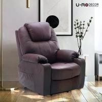 ราคา U-RO DECOR รุ่น ARENA (อารีน่า) เก้าอี้นวดปรับนอนได้ Massage recliner chair/ Sofa [มี 2 สี]เก้าอี้พักผ่อน เก้าอี้หนังแท้ อาร์มแชร์ เก้าอี้เพื่อสุขภาพ โซฟาเบด (1729583779695200479)