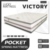 ราคา Lucky mattress ที่นอนปีนัง ที่นอน Pocket Spring รุ่น Victory 3.5/5/6ฟุต หนา13นิ้ว **ส่งฟรีเฉพาะ กทม.ปริมณฑล เท่านั้น** (1731428973902990229)