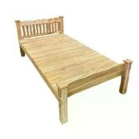 ราคา Sukthongแพร่ เตียงนอน 3.5 ฟุต ไม้สักทอง เตียงไม้สัก มีหัวบังระแนง ไม้สักดิบไม่ทำสี SUKP-265 (1729991892253707172)