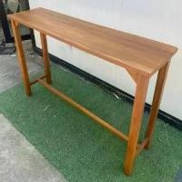 ราคา Sukthongเเพร่ โต๊ะบาร์ไม้สักแท้ 40x150สูง100ซม.โต๊ะบาร์เครื่องดื่ม โต๊ะเคาน์เตอร์ โต๊ะกาแฟ โต๊ะไม้สัก โต๊ะวางต้นไม้ สีไม้สักเก่า SUKP-497 (1729982891157654436)