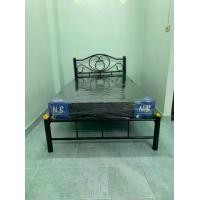 ราคา Preem home ชุดเตียงเหล็ก ขนาด 6 ฟุตขา 2นิ้ว พร้อมที่นอนยางPEหนา 6 นิ้วหุ้มหนัง PVC เตียงมี 4 สีให้เลือก (1731326076371371305)