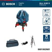 ราคา BOSCH เลเซอร์กำหนดแนวเส้น 5 เส้น 50 เมตร + ขา BT150-5/8" รุ่น GLL 5-50 X รับประกันนาน 6 เดือน (1730427020222172020)
