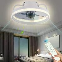 ราคา โคมไฟพัดลมเพดาน LED อลูมิเนียม ดีไซน์ทันสมัยและเรียบง่าย 33 ซม./50 ซม. สีดำ/ขาว รีโมทคอนโทรล เหมาะสำหรับห้องนั่งเล่นและห้องนอน (1732286742835595602)