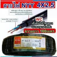 ราคา GOAL สายไฟฝั่งดิน ฝังดินโดยตรง NYY 4x2.5 ยาว 100เมตร เบอร์2.5 มาตรฐานการไฟฟ้า ป้องกันความชี่น สายไฟกันน้ำ (1732153866247965302)