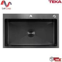 ราคา (Teka) อ่างล้านจาน 1 หลุม รุ่น TQ 82 1B Black สีดำ ฟรี ก๊อกน้ำเย็น (1731454488375036124)