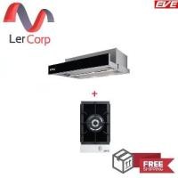 ราคา เครื่องดูดควันแบบฝังรางเลื่อน รุ่น HS-BG62-60 + เตาแก๊สหัวเดียว HB30-1WKBG (1729828721630480604)