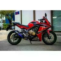 ราคา ทรงฮิต ท่อ Burnout Honda CB650, CBR650 ท่อไทเทเนียม กระบอกคาร์บอน 4 นิ้ว ปลายไทเทเนียมทรงจงอย สำหรับปี 2017 - 2022 มอเตอร์ไซค์ Motorcycle (1730832614188812490)