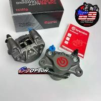 ราคา ปั้มเบรค Brembo แท้ ปั้มปักข้างโลโก้แดงสีเทาแท้ (1731238899399034030)