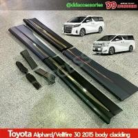 ราคา กาบข้าง กาบข้างประตู alphard vellfire 30 2015 2017 2018 2020 2022 2023 ทั้ง 4 ประตู Modelista ไม่ทำสี มีคิ้วโครเมี่ยม (1730861787510245654)