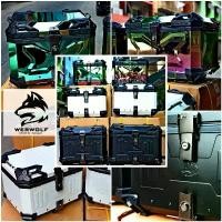 ราคา Wondersfshop25 ความคงทน กล่องติดมอเตอไซค์ + เบาะพิงหลัง Werwolf Rainbow / Black / White ปี๊บติดหลัง สามารถติดตั้งได้หลายรุ่น มอเตอร์ไซค์ motorcycle (1731418769079896078)