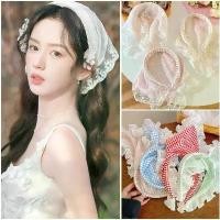 ราคา ที่คาดผมฝรั่งเศส, พร้อมสำหรับการจัดส่งใน ประเทศไทย, สไตล์ Apibon, ลูกไม้, ห่วงผมสามเหลี่ยม, แฟชั่นสตรี, ที่คาดผม ผ้า โพก หัว vivienne westwood (1731423752036058217)