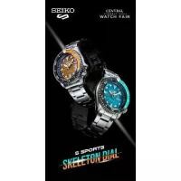 ราคา NEW SEIKO 5 SPORTS AUTOMATIC "Skeleton Style" นาฬิกาข้อมือผู้ชาย สายสแตนเลส รุ่น SRPJ45K1 / SRPJ47K1 (1729709050136791299)