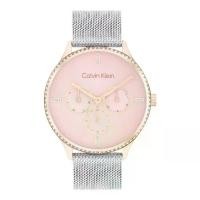 ราคา Calvin Klein Dress Women Pink CK25200374 Chronograph Mesh Watch 38 mm. (1731001185254083347)