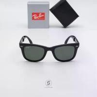 ราคา แว่นตากันแดด Ray Ban Folding Wayfarer RB4105 601/58 Black G-15 Polarized (1731887947761682851)
