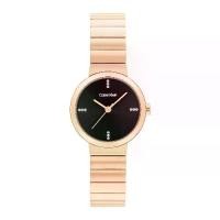 ราคา Calvin Klein Ck25200417 Women Precise Gift Set Rose Gold Stainless Steel Bracelet Analog Watch 25 mm. (1731001190520556307)