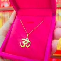 ราคา จี้ ॐ โอม-ดาราลักษมี(Ohm-Daralakshmi) สีทอง พร้อมสร้อย น้ำหนัก 0.7-0.95 กรัม SW1902 (1730594198541404945)