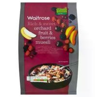 ราคา พร้อมส่ง. Waitrose Orchard Fruits and Berries Muesli 1kg. ส่งฟรี มีเก็บเงินปลายทาง ซีเรียล ซีเรียลธัญพืช cereal breakfast cereal Free Shipping (1731873173158005044)