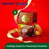 ราคา เก็บเงินปลายทาง. ROYCE' Holiday Sleeve Box Potatochip Chocolate Original โปเตโต้ชิพ ช็อกโกแลต ออริจินัล ในกล่องสวมเทศกาลปีใหม่ (1731854765013633918)