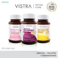 ราคา [VISTRA SET ANTI-AGING] ADVANCED TELOPRO 30' + NUTRIBEAU SAKURA EXTRACT 30' + CERAMOSIES 30' (1732181070751238868)