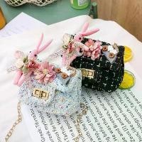 ราคา กระเป๋าสะพายไหล่ลายการ์ตูนดอกไม้สำหรับเด็กผู้หญิง,กระเป๋าสะพายข้างสไตล์ชาแนล,กระเป๋าใส่เหรียญเด็ก,กระเป๋าน้ำหวาน,น่ารัก (1730792589547505070)