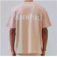 ราคา เสื้อยืดแขนสั้น ESSENTIALS สะท้อนแสง ทรงหลวม พิมพ์ลายคู่รัก FEAR OF GOD (1731272348587033770)