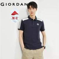 ราคา เสื้อโปโลผู้ชาย GIORDANO ปักตัดกัน เสื้อโปโลฤดูร้อน แขนสั้น แฟชั่นเรียบง่าย สไตล์ลำลอง 13014306 (1730209736942783385)
