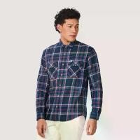 ราคา WRANGLER เสื้อเชิ้ตแขนยาวผู้ชาย คอลเลคชั่น Everyday with Wrangler รุ่น WR S125MSHLN07 สีกรมท่า (1731728237148867076)