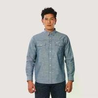 ราคา WRANGLER เสื้อเชิ้ตแขนยาวผู้ชาย คอลเลคชั่น Everyday with Wrangler รุ่น WR S325MSHLN31 สีฟ้า (1731834771937790468)