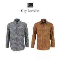 ราคา Guy Laroche เสื้อเชิ้ตแขนยาวพิมพ์ลายตาราง (1732293560549804722)