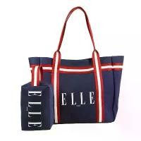 ราคา ELLE Canvas Puffy tote Bag (1732293494110128656)