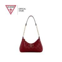 ราคา GUESS กระเป๋า รุ่น PD952918 GERTY TOP ZIP SHOULDER BAG สีแดง (1731401894799050364)