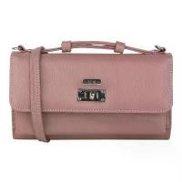 ราคา [จัดส่งทันที] Jacob International กระเป๋าสตางค์ผู้หญิง V32167 (ชมพู,น้ำตาล,ดำ) (1732086818391165713)