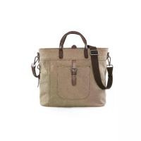 ราคา All-day Tote กระเป๋าผ้าแคนวาส ตัดเย็บกับหนังวัวแท้ (1729613343389026856)