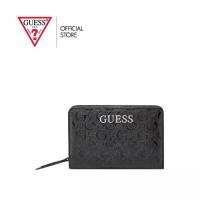 ราคา GUESS กระเป๋าสตางค์ผู้หญิง รุ่น F9455147 ABBAS SLG FRENCH WALLET สีดำ (1731361576410056316)