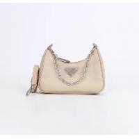 ราคา (Second-hand) PRADA Cammeo Tessuto Nylon 2005 Re-Edition Mini Pouch Bag ฝังชิพ ( used in very good condition ) (1731111613182741502)